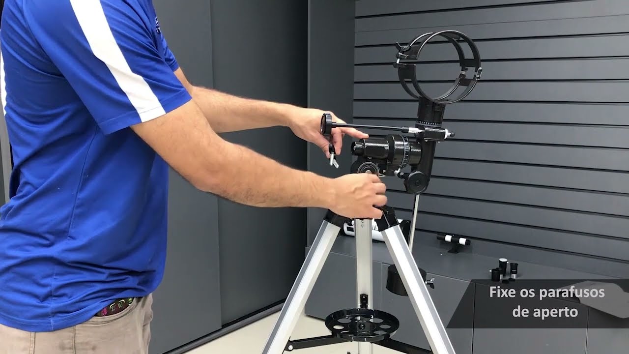Montagem Telescopio Astronomico Profissional