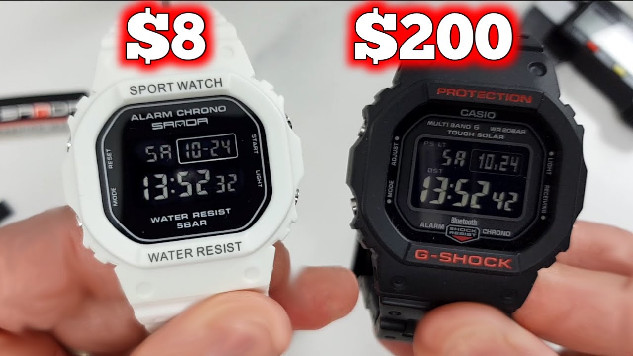 Может ли SANDA за $8 действительно сравниться с настоящим G-Shock?! - Обзор цифровых часов Sanda 293