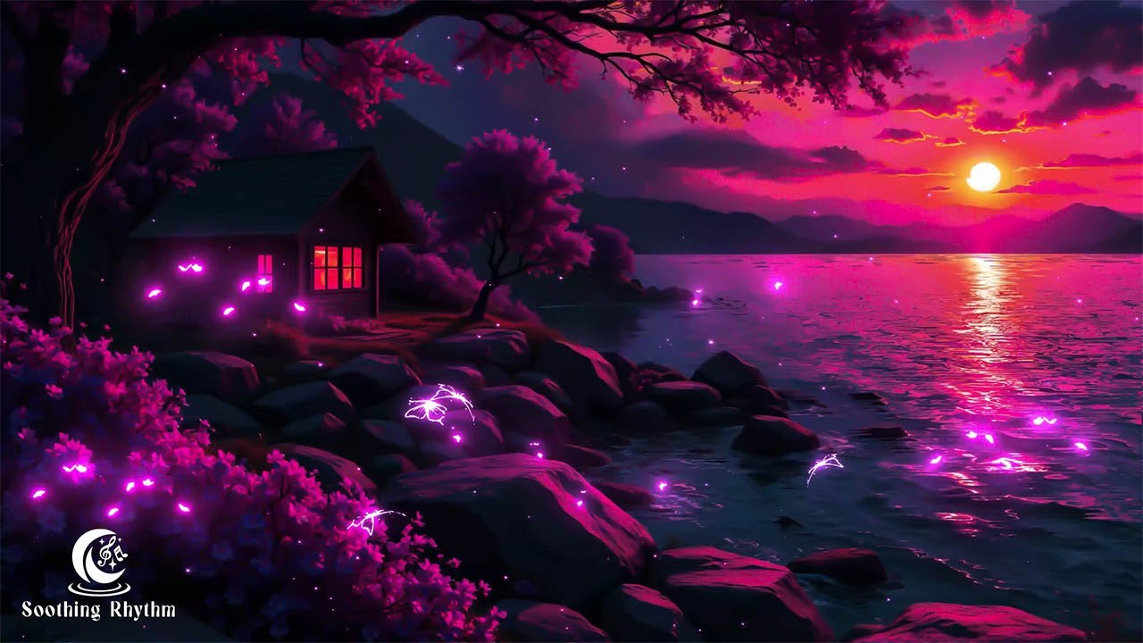 (No Ads) Deep Sleep Hypnosis • Soothing Waves In Quiet Night For Restore Your Body & Mind