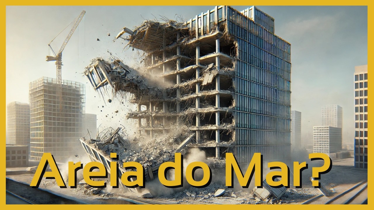 NUNCA use AREIA DO MAR na sua CONSTRU&Ccedil;&Atilde;O!!