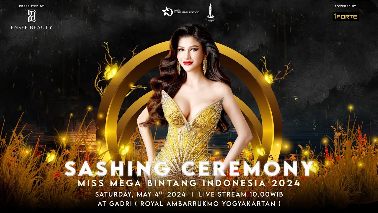 SASHING CEREMONY MISS MEGA BINTANG INDONESIA 2024