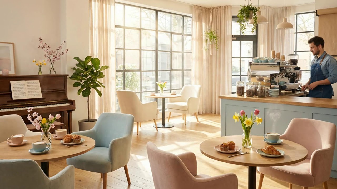 静かな春のジャズカフェエスケープ 🌸☕🎷