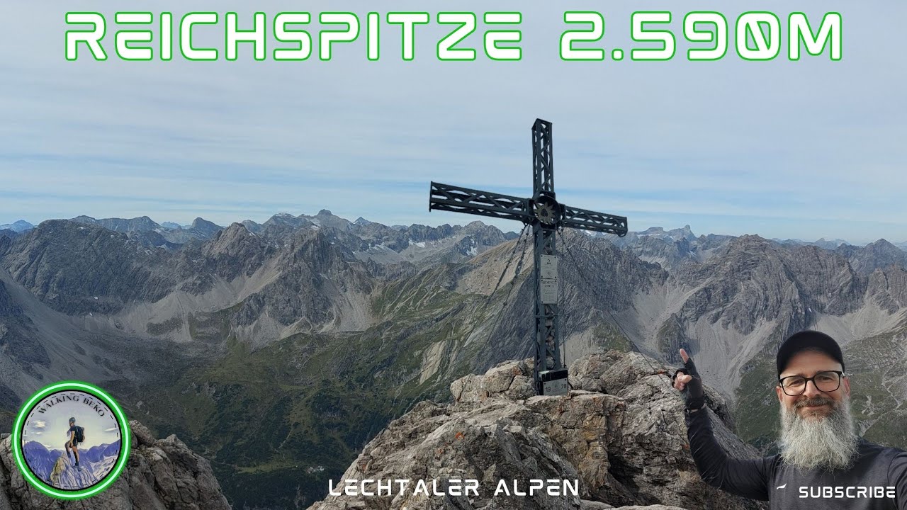 Reichspitze 2.590m | Bergtour durch die traumhafte Natur der Lechtraler Alpen | Via Hanauer Hütte