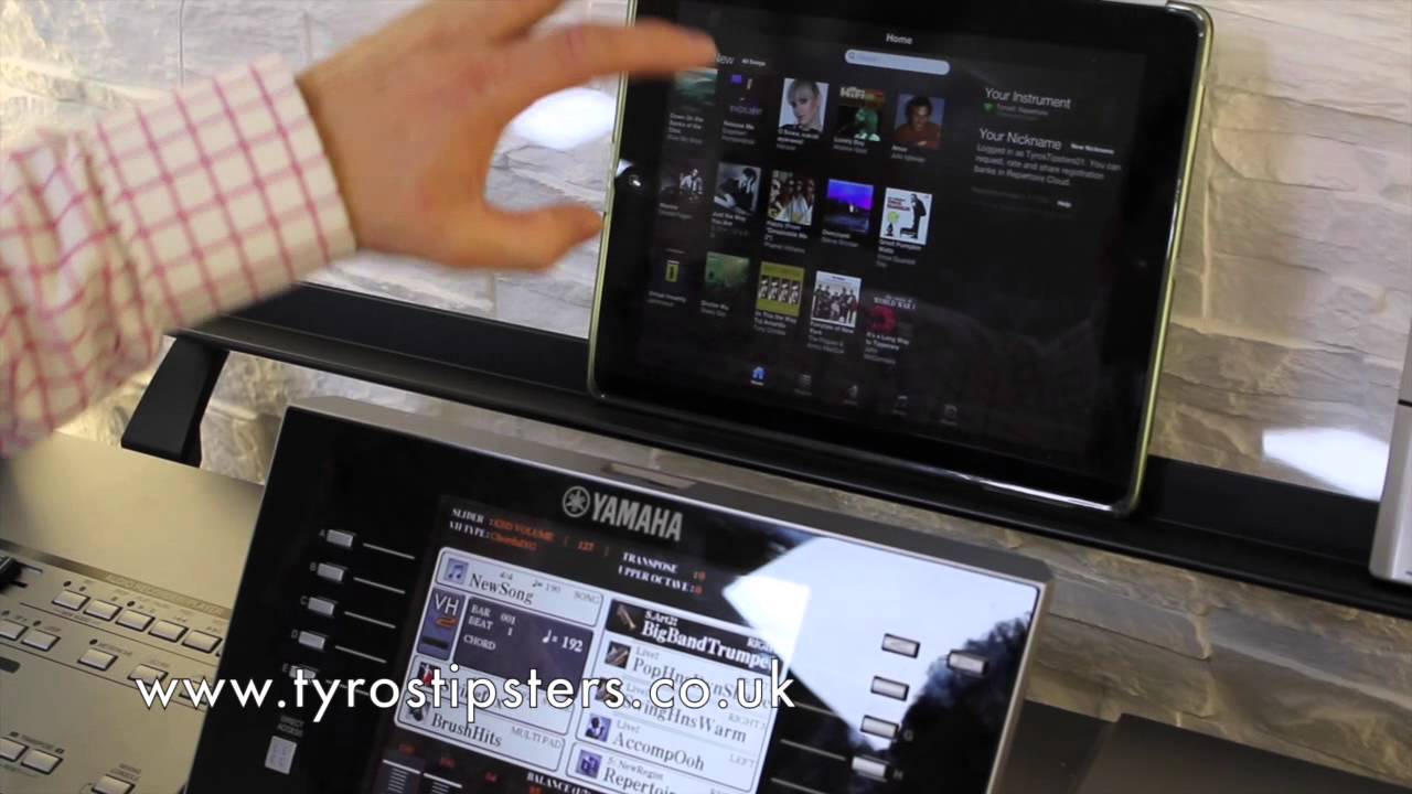 Using iPad with Yamaha Tyros 5 keyboard - Part 1