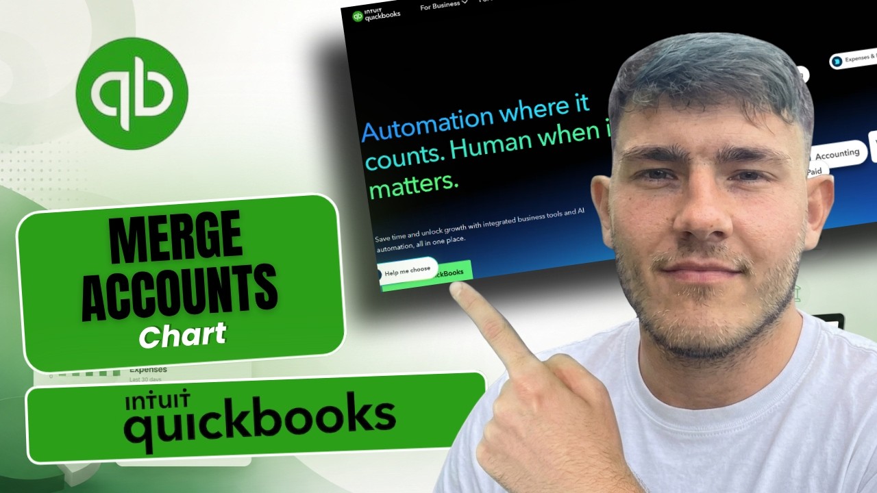 How To Combine Accounts In Chart Of Accounts In QuickBooks Online (Account Merge 2026)