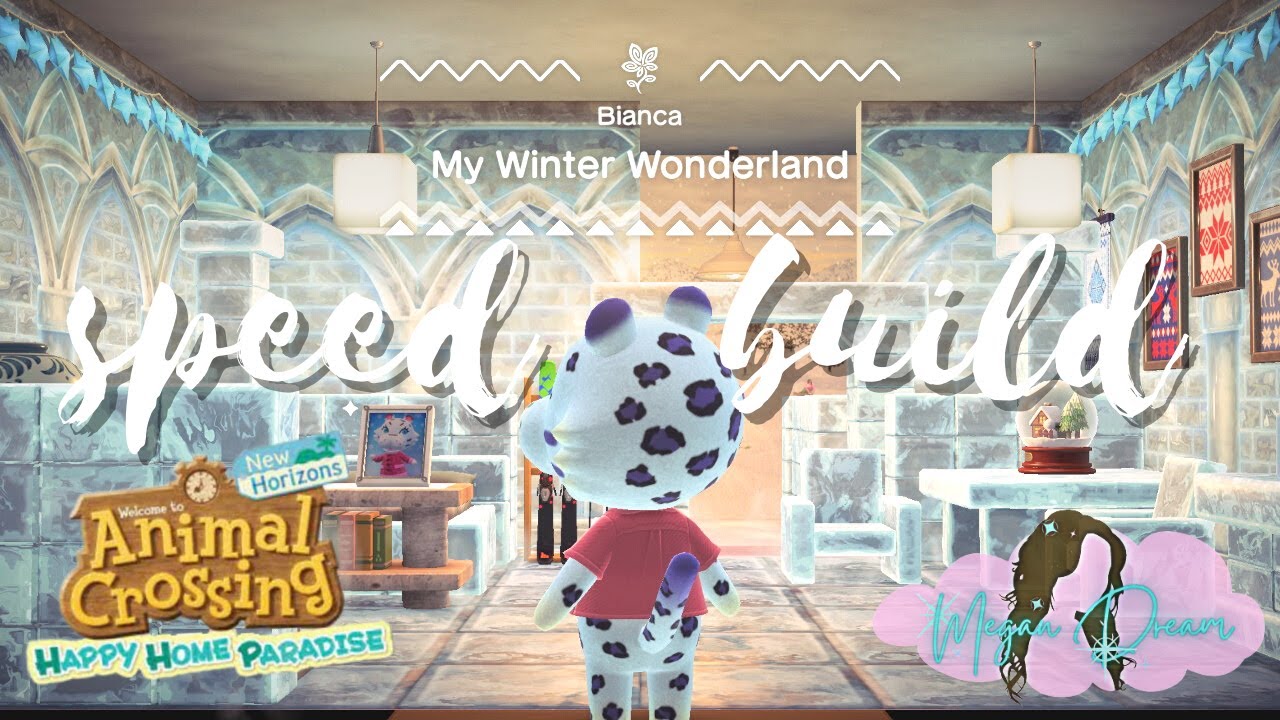Let’s Build Bianca a Winter Wonderland ❄️ ACNH Happy Home Paradise