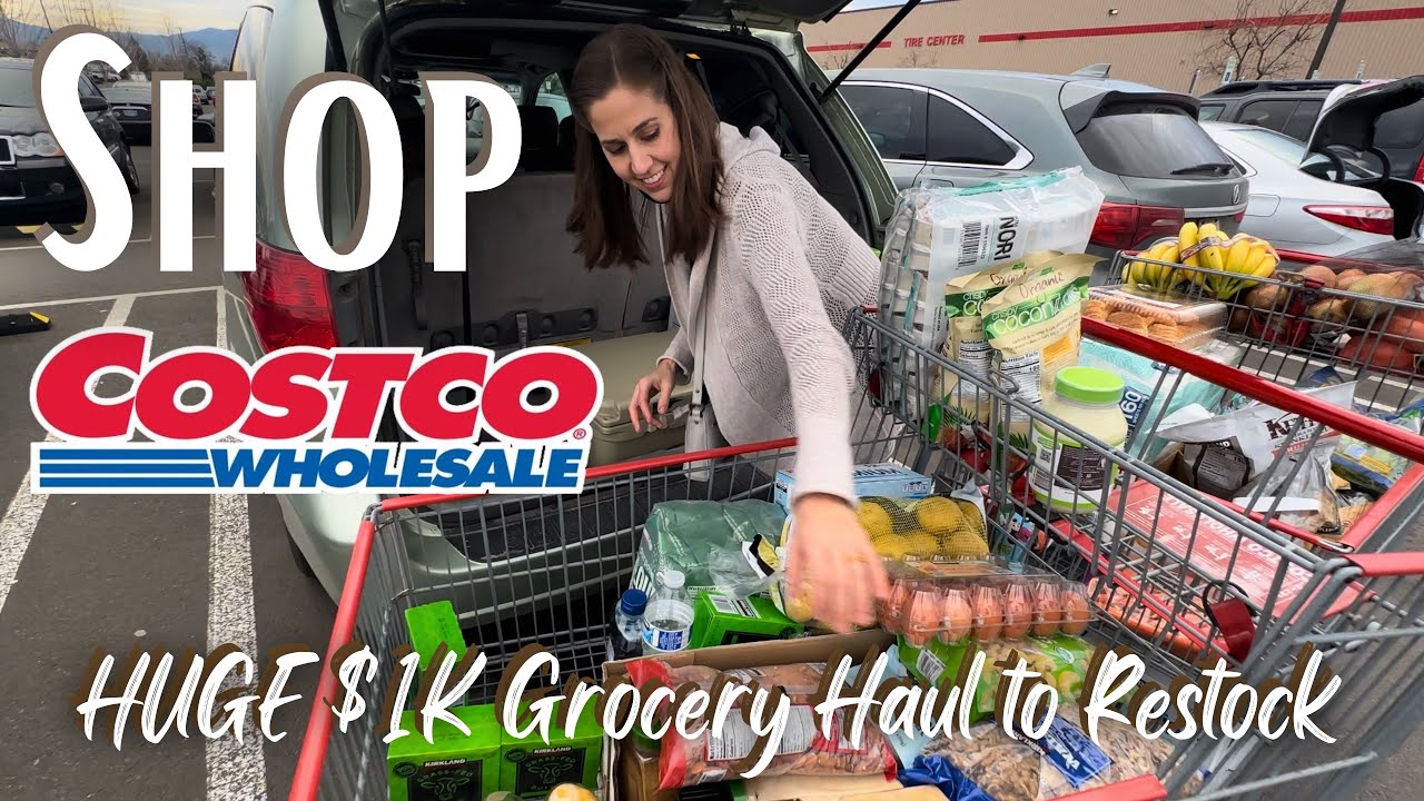 HUGE $1,000 COSTCO HAUL Restocking Food for My Large Family After a Pantry Challenge (MOM OF 5)