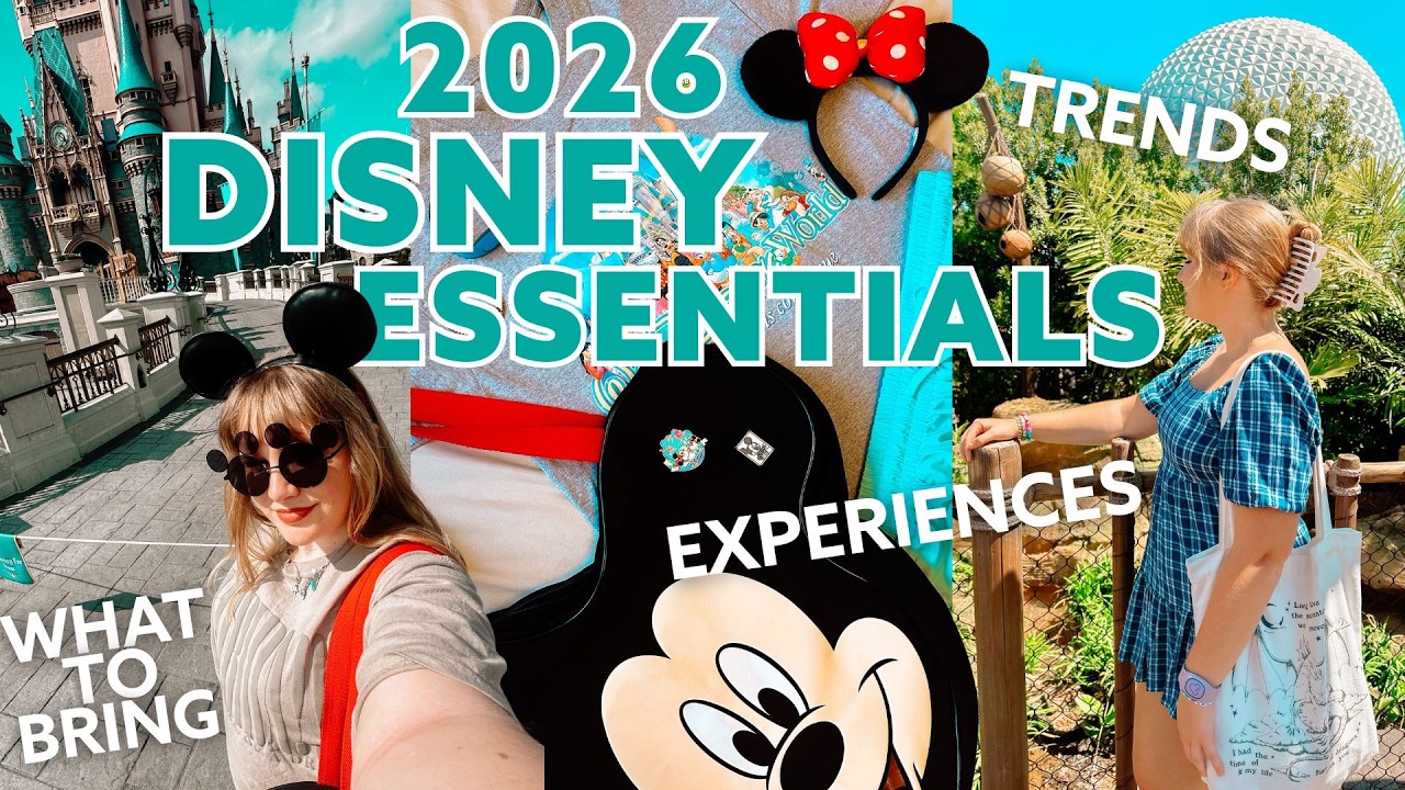 НЕОБХОДИМЫЕ ВЕЩИ ДЛЯ ПОСЕЩЕНИЯ DISNEY WORLD В 2026 ГОДУ | Советы по выбору сумки для парка, тренд...