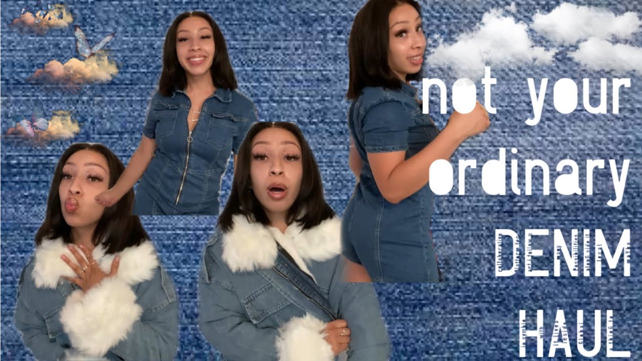 not so ordinary DENIM HAUL ft. AliExpress, GoJane, PLT and more