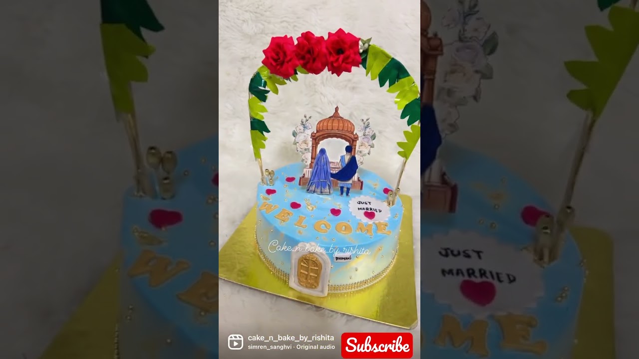 Welcome cake for bhabi💝