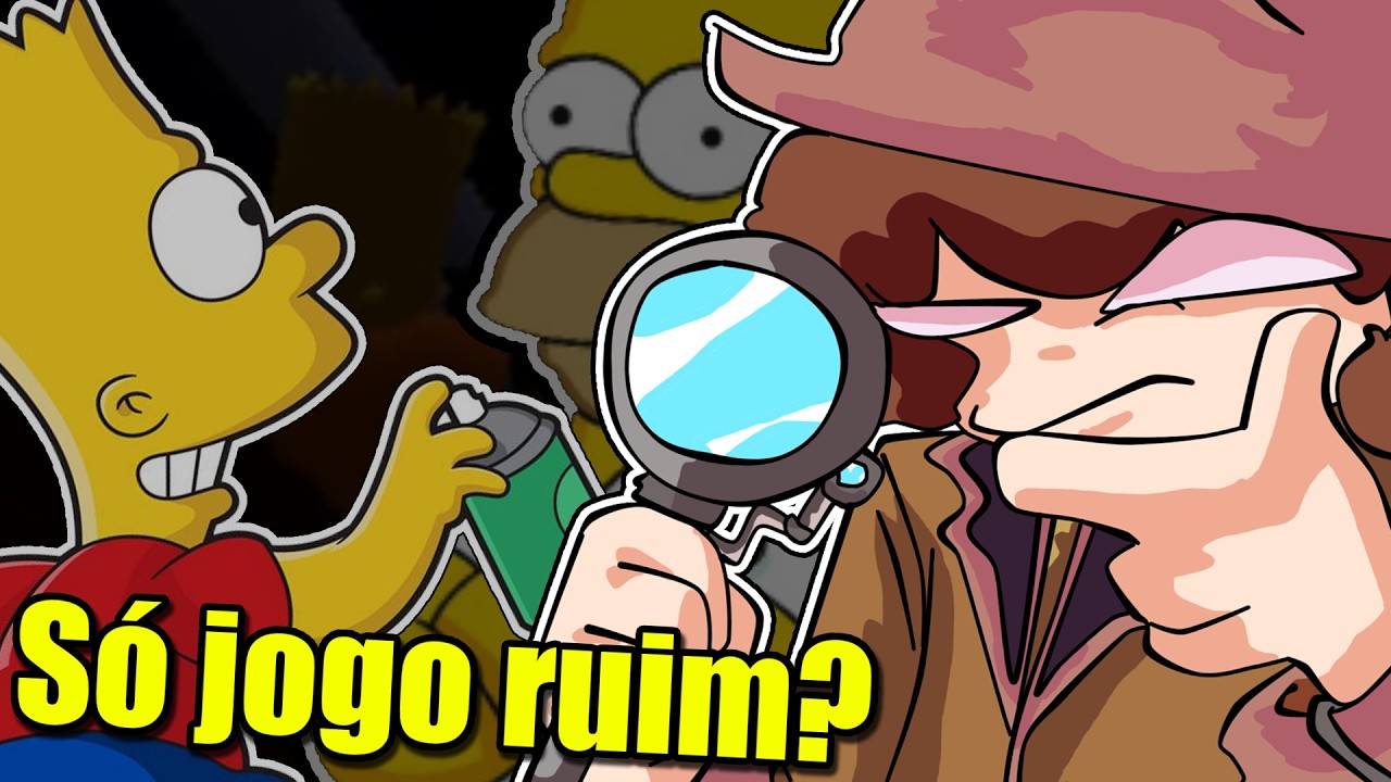 s&oacute; tem JOGO RUIM dos SIMPSONS?(mini-reviews)