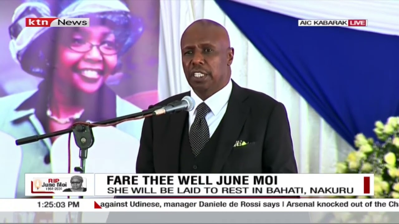 Fare thee well June: Gideon Moi's speech
