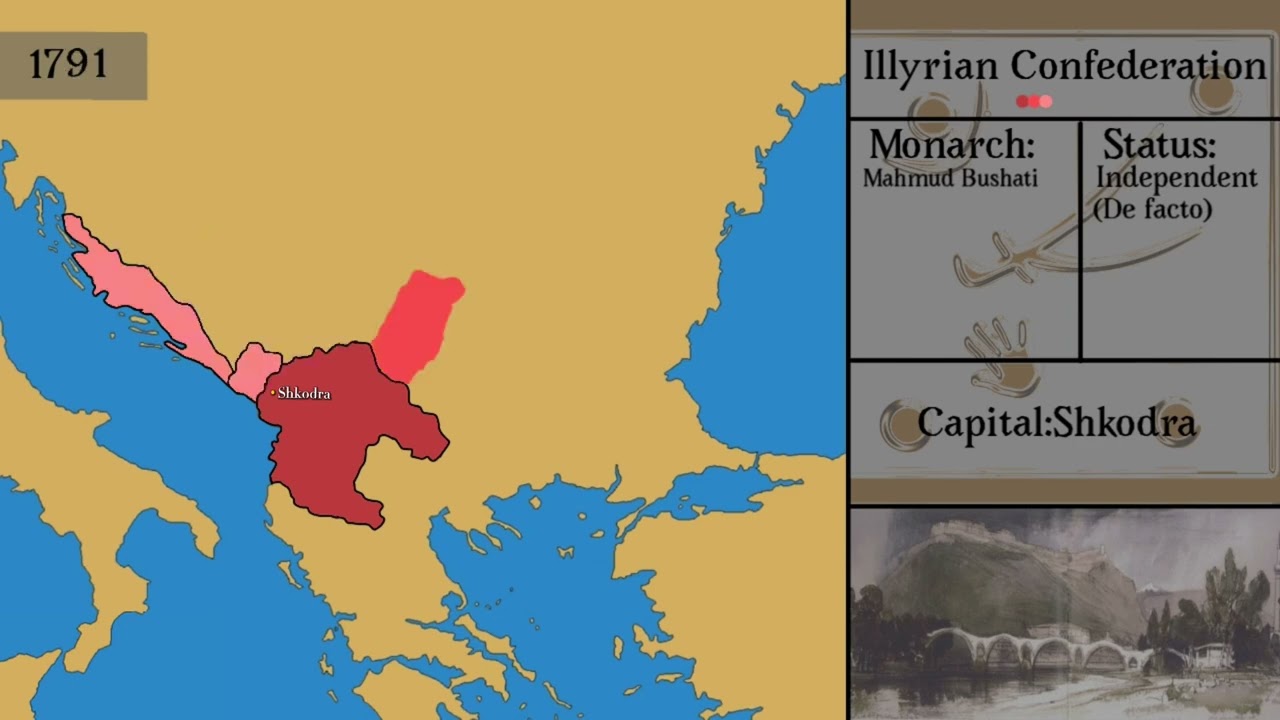 History of the Pashalik of Scutari every year