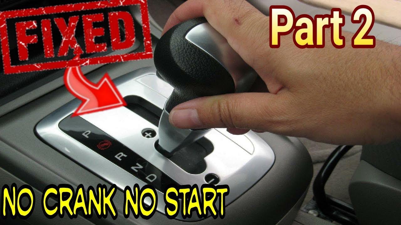Dodge Avenger Chrysler 200 No Crank No Start Transmission shifter problem FIXED without any parts.