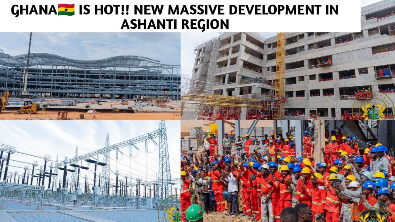 GHANA🇬🇭 NEW Massive TRANSFORMATION Of ASHANTI REGION...A HUGE DEVELOPMENT