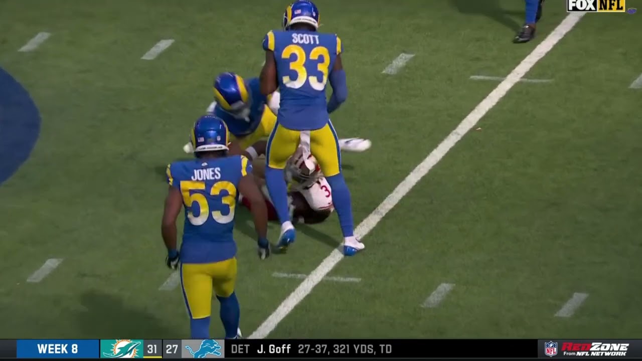 Taylor Rapp HUGE HIT on Ray-Ray McCloud