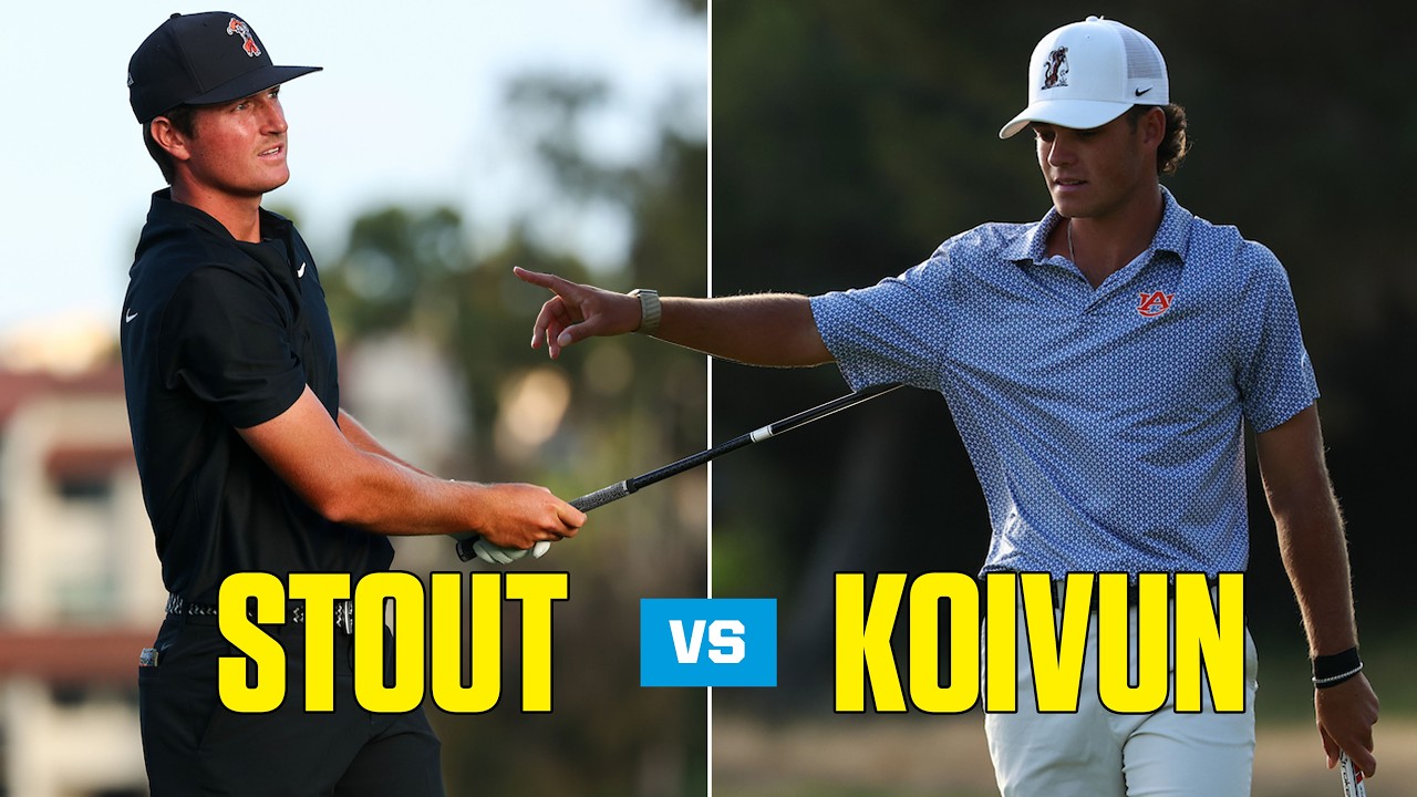 Koivun v. Stout: This powerhouse NCAA golf matchup ends on 18!