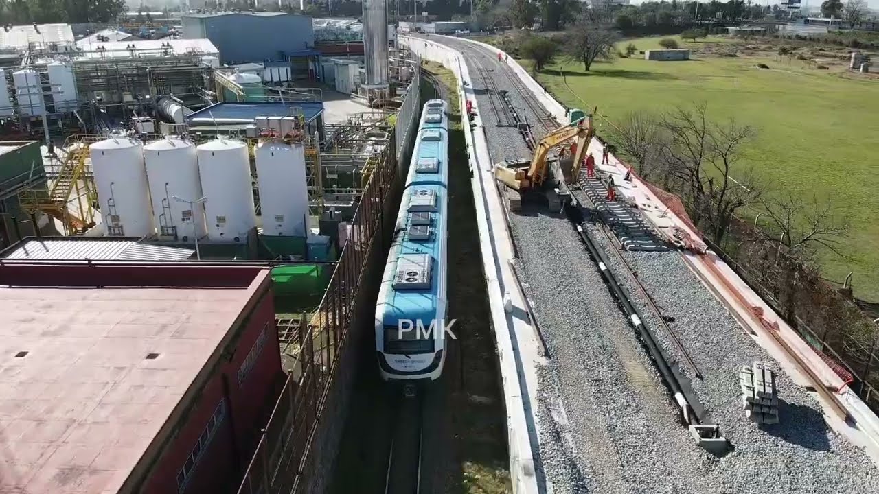 💪🚂OBRAS EN VIADUCTO ALDO BONZI TAPIALES LINEA BELGRANO SUR LBS CRUCE DE TRENES TRENES ARGENTINOS 