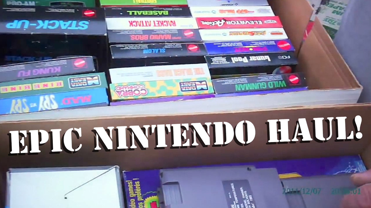 Greatest Garage Sale Finds - Amazing NES Collection - Deluxe Set, R.O.B., 30 Complete Games...