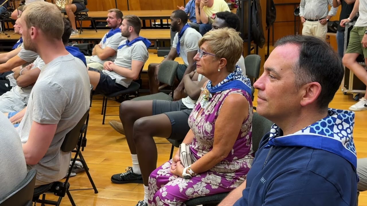 Coti ensaya su concierto de Aste Nagusia con la BOS, en presencia del Bilbao Basket