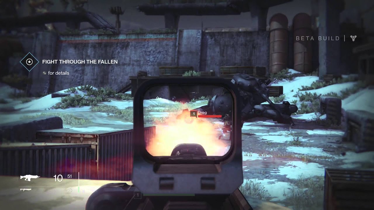Destiny Beta Walkthrough Level 1 - Xbox One Gameplay (No Commentary)