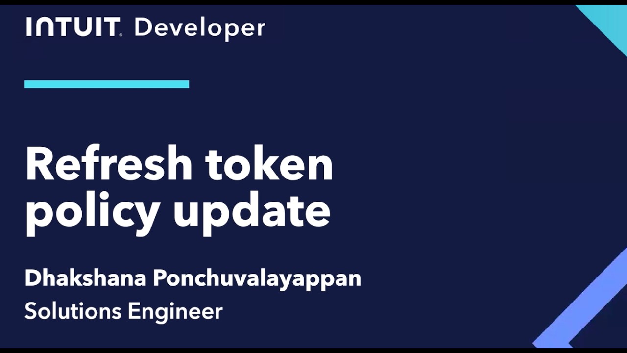 Webinar Replay: Refresh token policy update