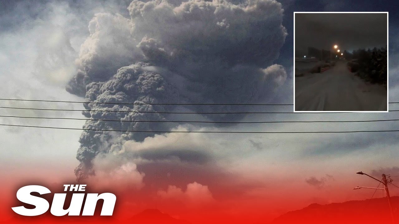 Caribbean volcano erupts for the first time in decades