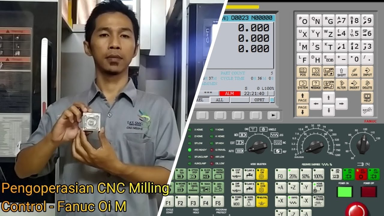 PENGOPERASIAN MESIN CNC MILLING FANUC OiM - Swansoft