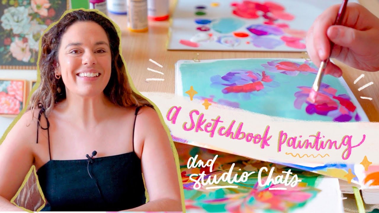 A Sketchbook Painting | Studio Chats | A Sketchbook Tour