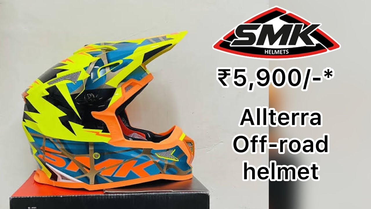 Unboxing SMK Allterra Hemlet, best in budget off-road helmet