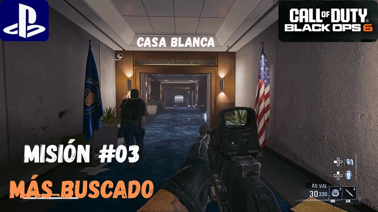 Misión #03: La Casa Blanca Queda Destruida Ahora Somos los Mas Buscado | Call of Duty Black Ops 6 |
