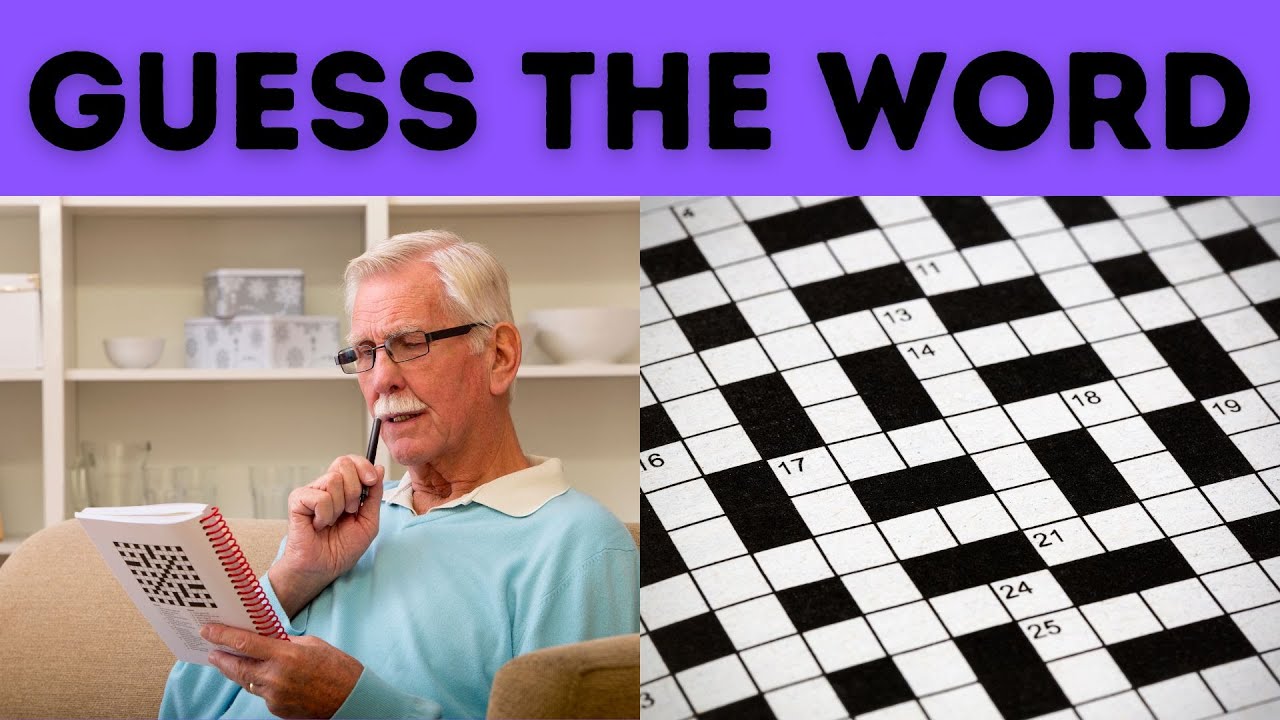 Guess The Word Challenge - Word Games - Crossword Puzzle - Crossword Game - Crossword Quiz