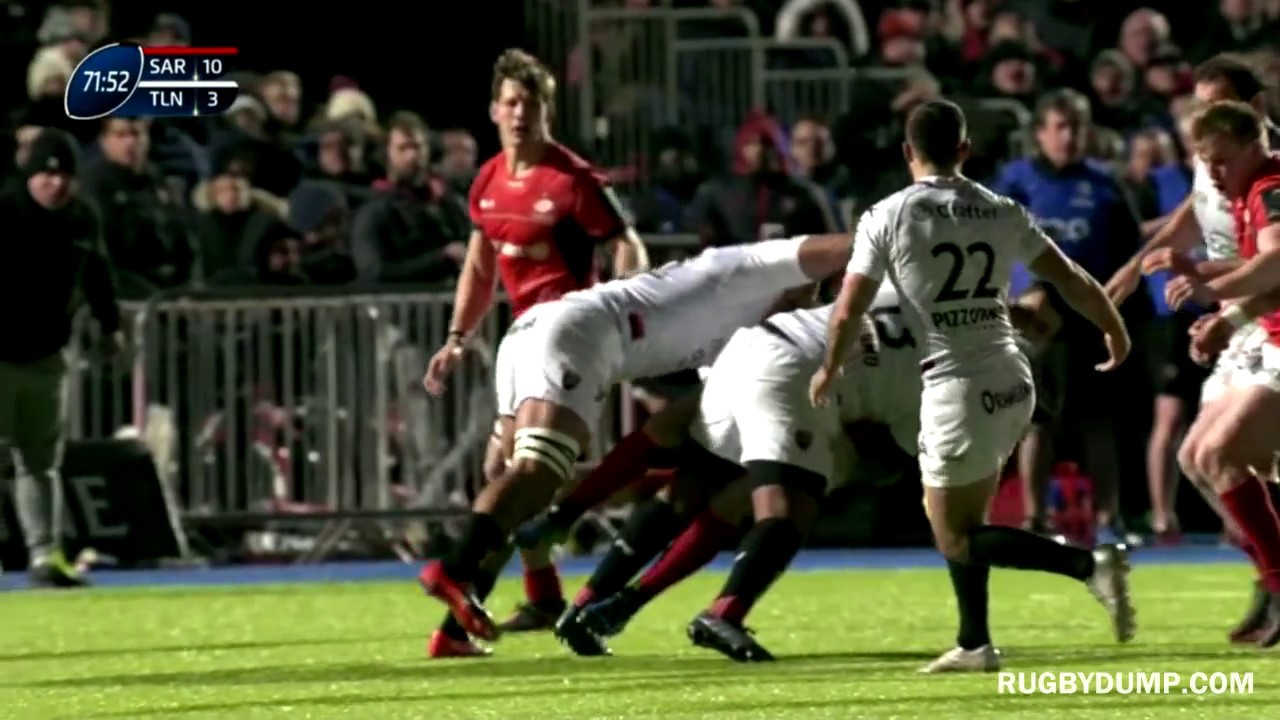 Mathieu Bastareaud smashes Alex Lozowski with MONSTER hit