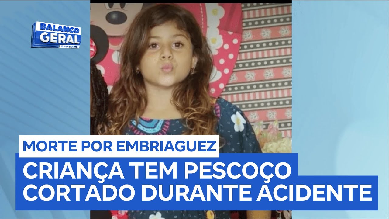 Menina de 9 anos morre após ter o pescoço cortado durante acidente em São João da Barra (RJ)