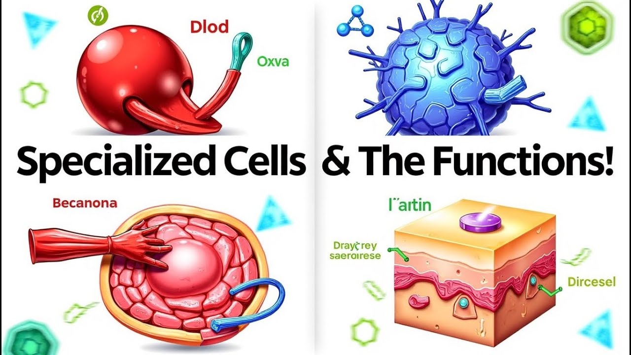 Specialized Cells in Humans and their Functions