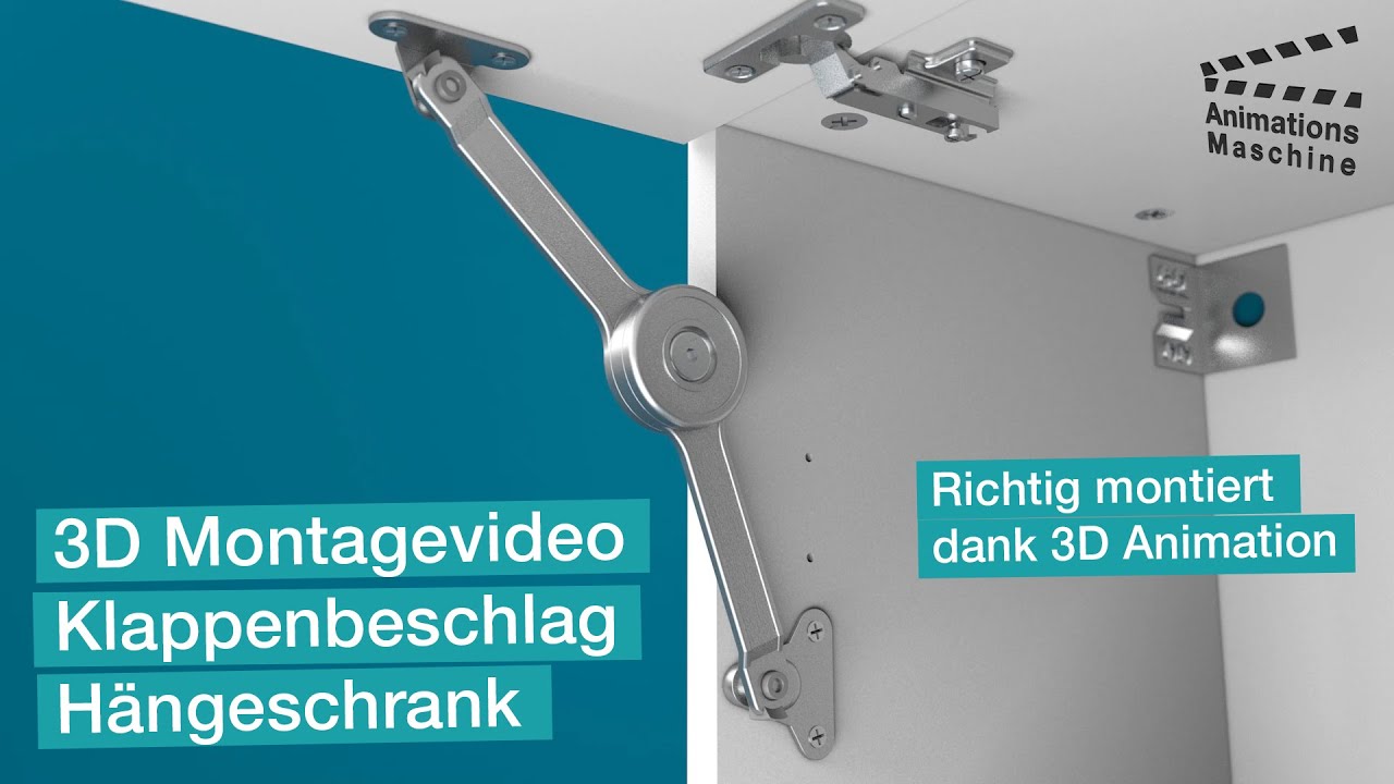 3D Montagetipp Klappenbeschlag eines Hängeschranks richtig montieren
