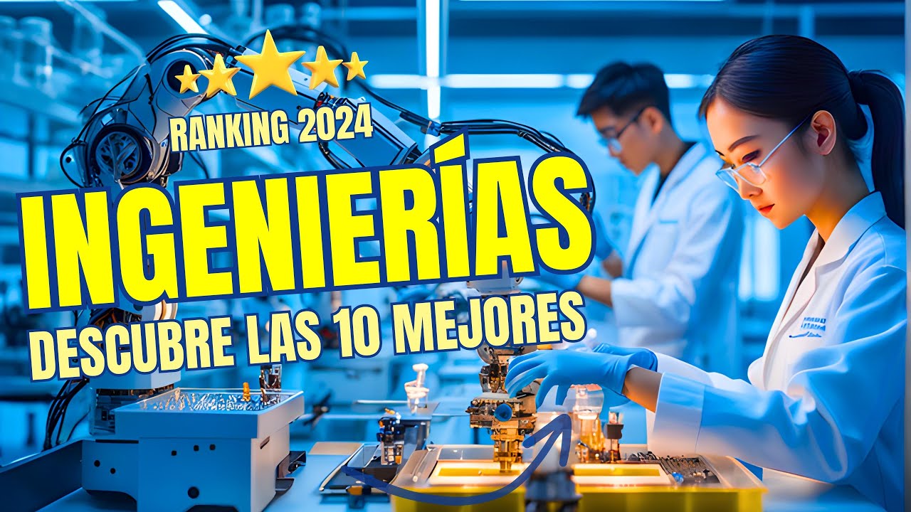 🔟 MEJORES INGENIERÍAS para ESTUDIAR en 2024 👷  TOP 10 MX