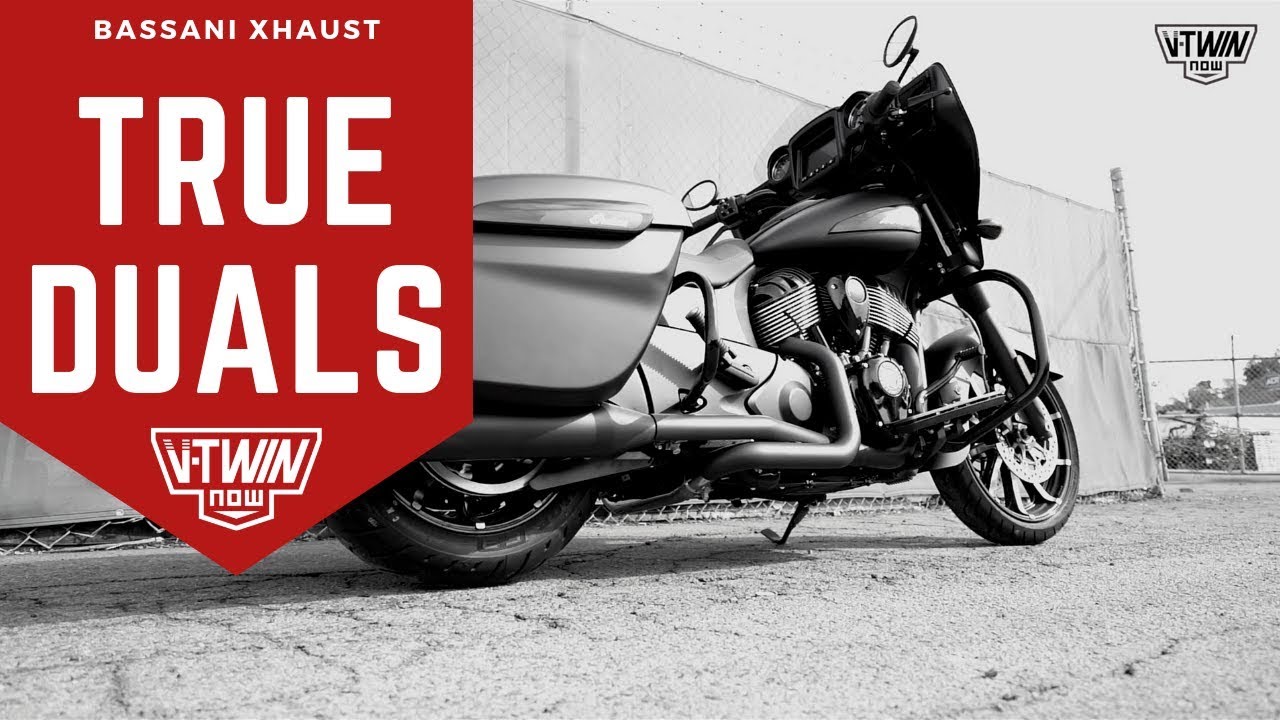 BASSANI XHAUST True Duals for the New Indian Chieftain