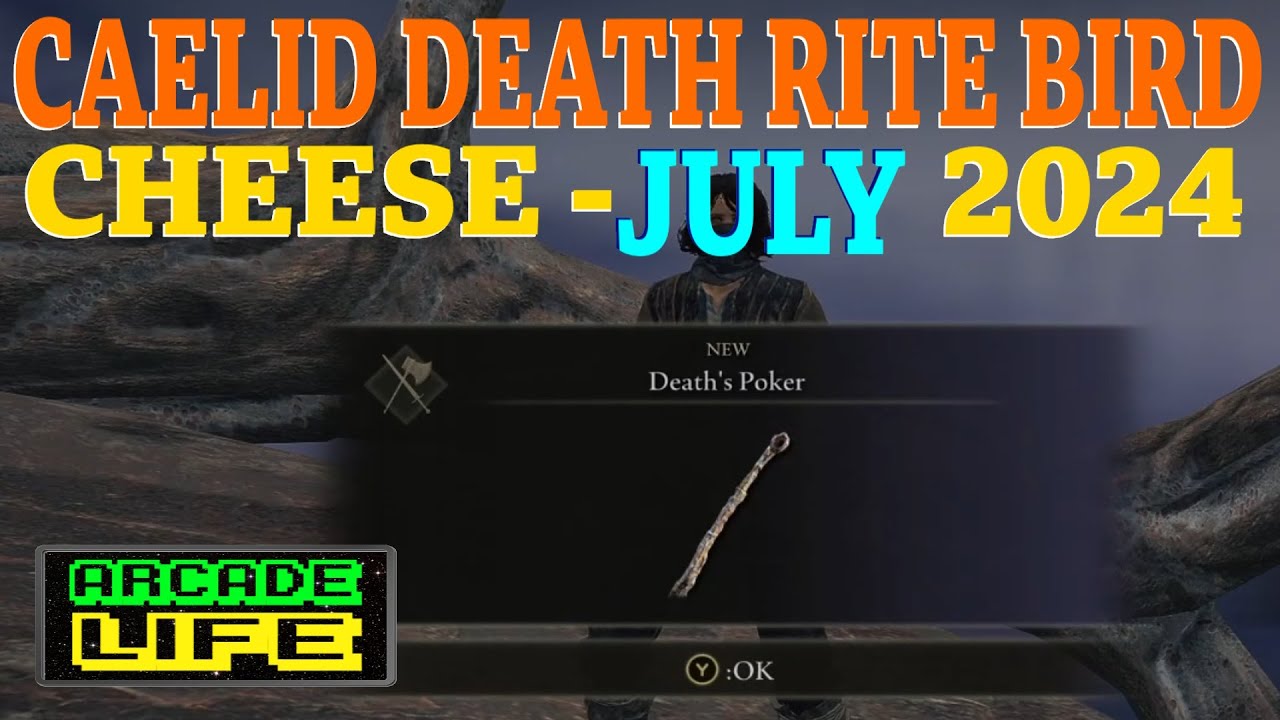 Elden Ring | Death Rite Bird (Caelid) | Cheese Update | Июль 2024 г.
