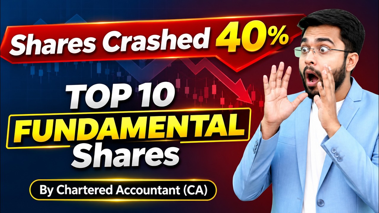 Top 10 Stocks Crashed 40% 📉 But Fundamentally Strong (2026) | Buy Now ?