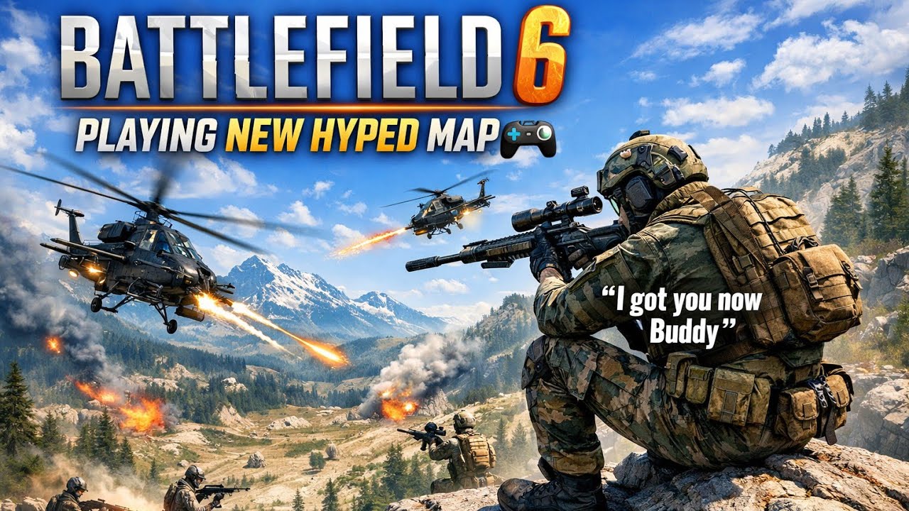 BF6 GAMEPLAY NEW INSANE MAP!