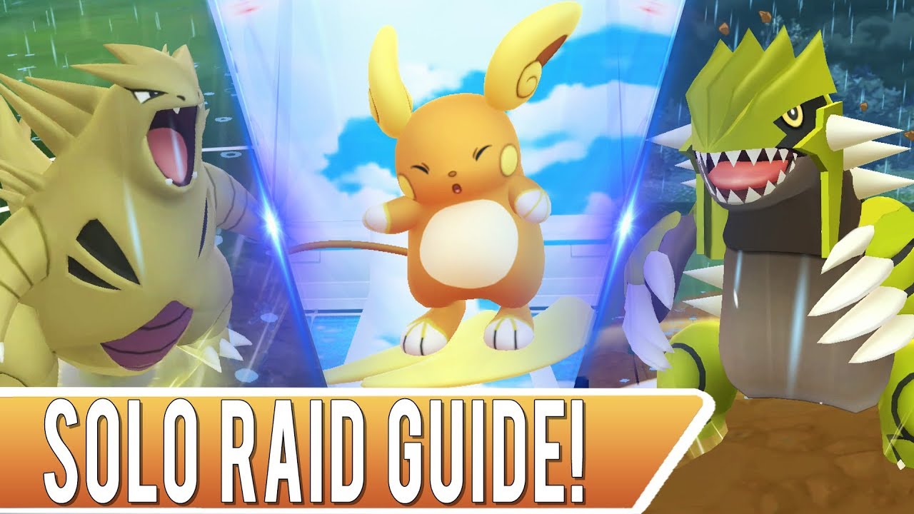 How to Solo Alolan Raichu in Pokemon GO! Alolan Raichu Raid Boss Guide & Best Counters