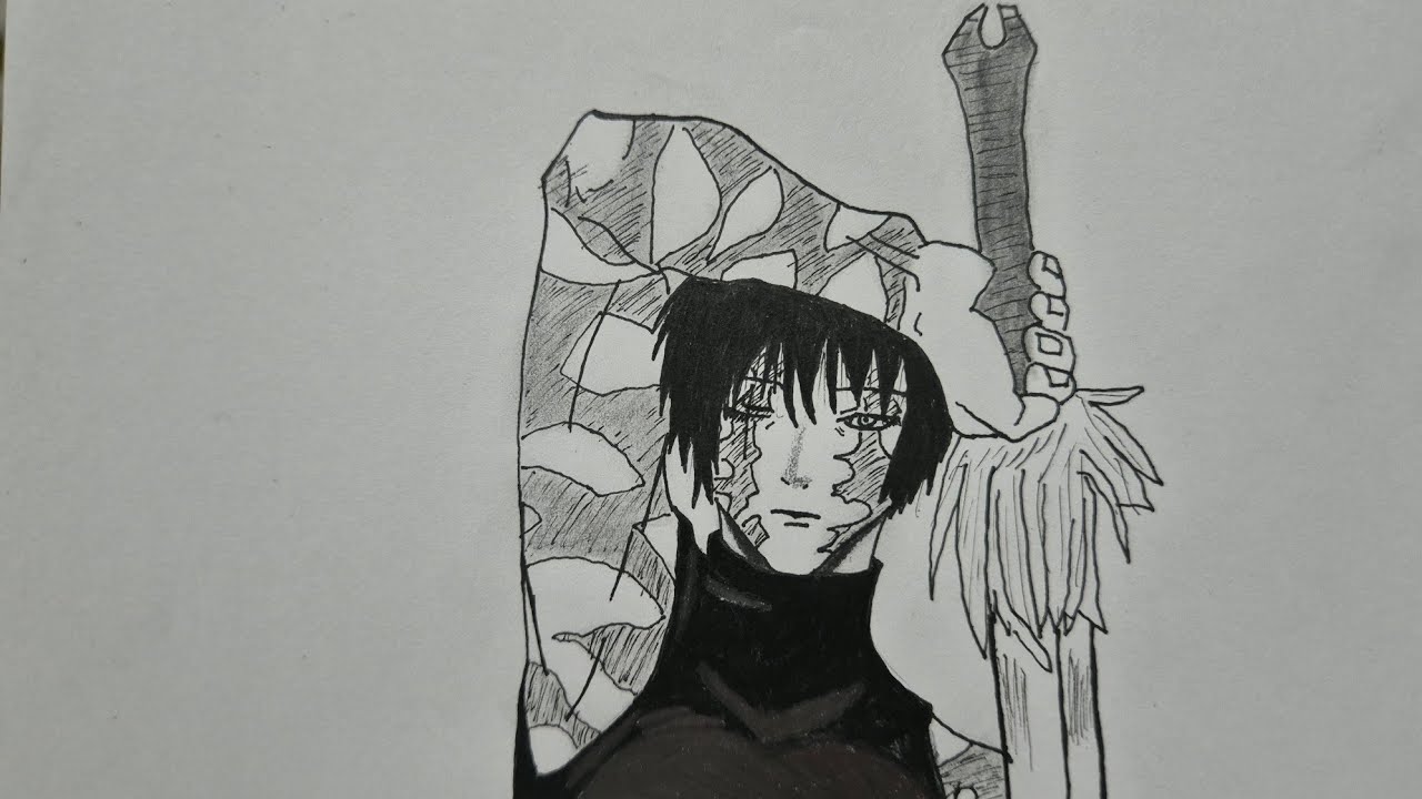 How to draw Maki - Jujutsu Kaisen step-by-step | Como desenhar a Maki de Jujutsu Kaisen