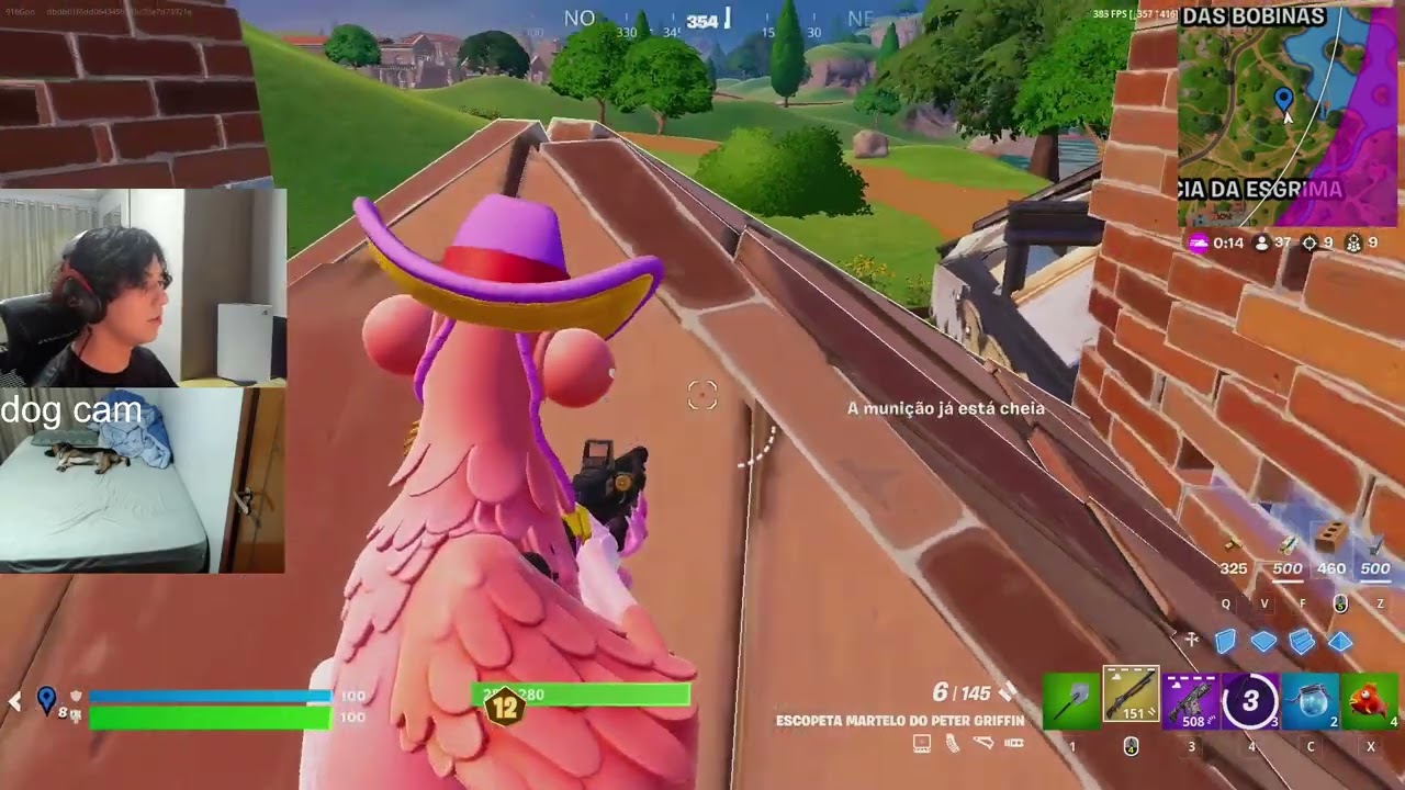 916GON ENCONTROU SUA NOVA SKIN TRYHARD PARA VENCER TUDO NO FORTNITE
