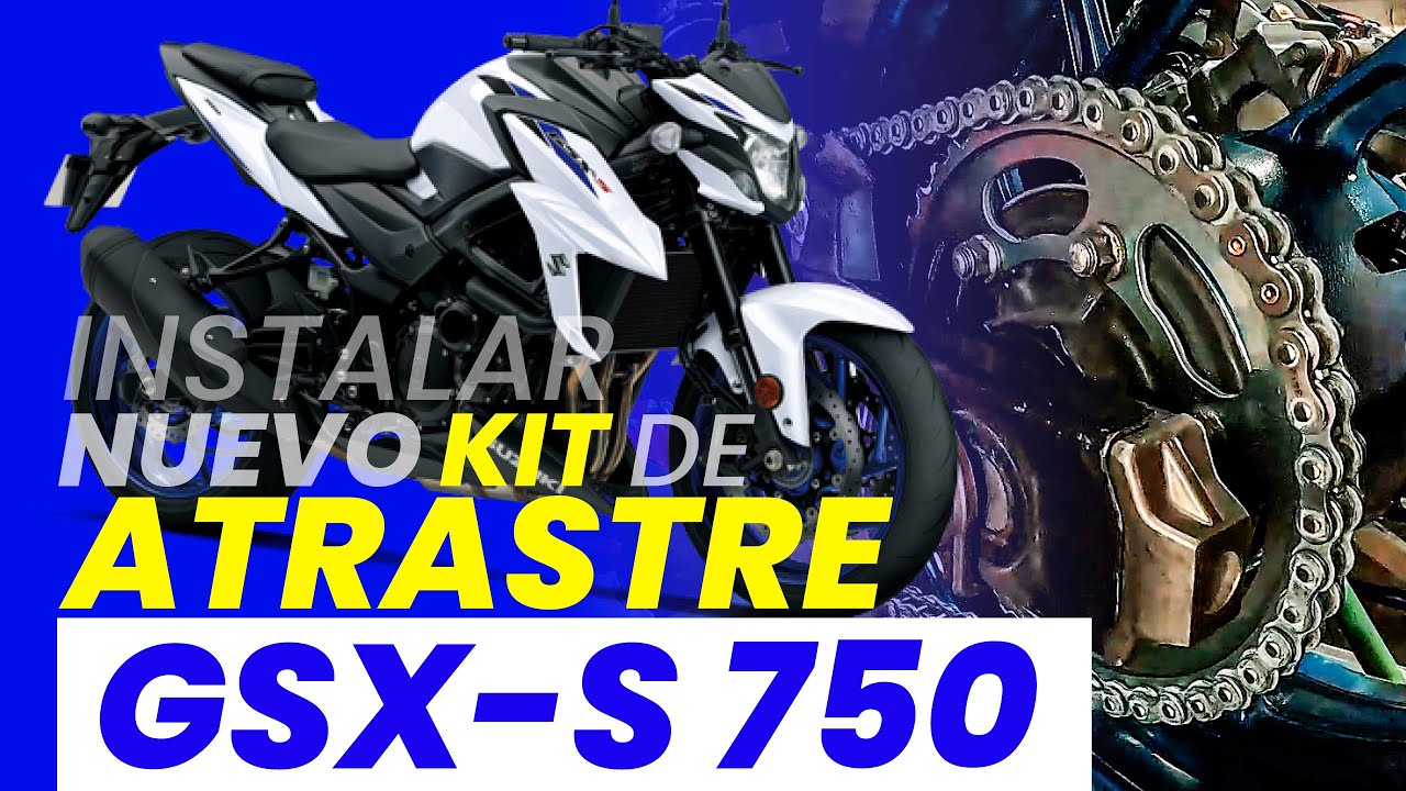 👉 GSX - S 750 🔥 CAMBIAR EL KIT DE ARRASTRE 🔥 Parte # 2