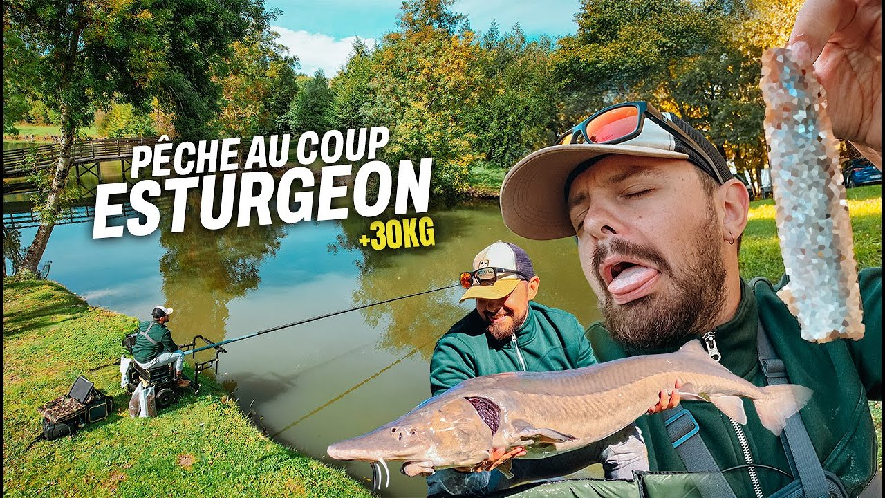 Ses ESTURGEONS ont bien failli m'arracher la canne des MAINS !