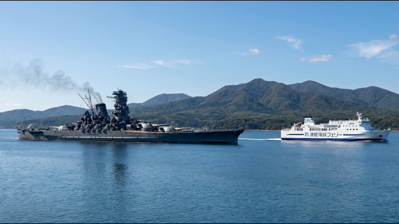 【緊急リポート】青森港に戦艦大和が入港。前代未聞の「甲板見学会」に潜入｜架空ドキュメンタリー
