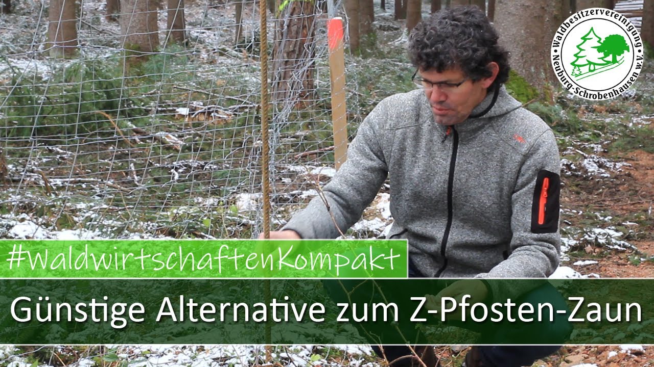 Günstige Alternative zum Z-Pfosten-Zaun - Tipp aus der Praxis