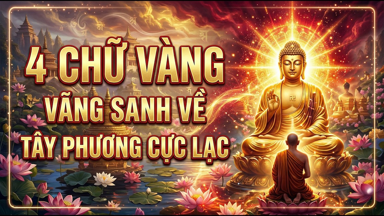 Lời Phật Dạy: Chỉ Niệm Đúng 4 Chữ Này Chắc Chắn Vãng Sanh Cực Lạc!
