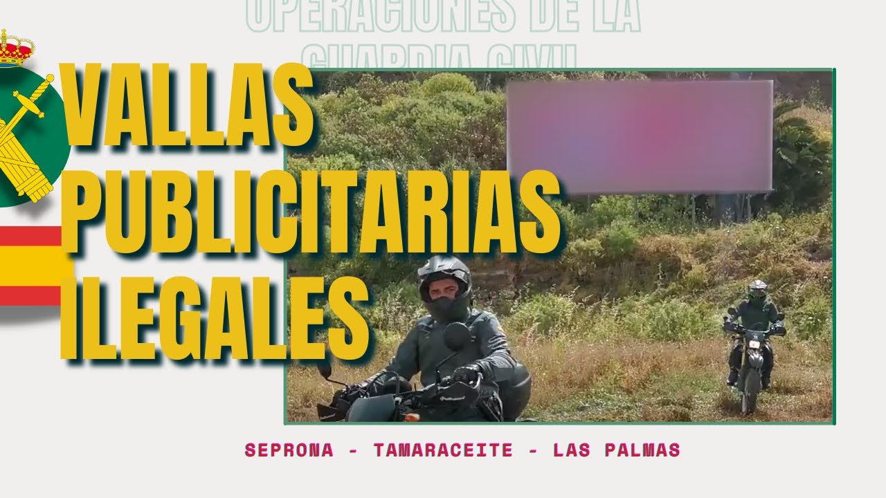 La Guardia Civil denuncia a una empresa por la instalación de vallas publicitarias en suelo rústico